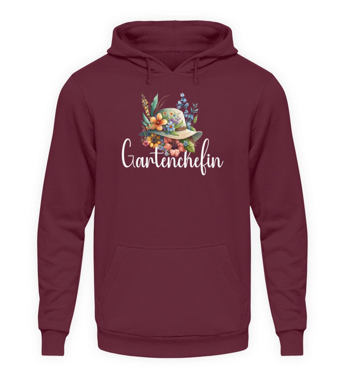 Gartenchefin · Unisex Kapuzenpullover Hoodie-Unisex Hoodie-Burgundy-XS-Agrarstarz