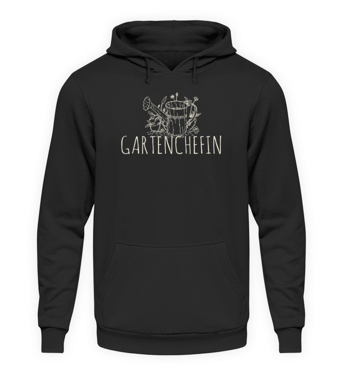 Gartenchefin · Unisex Kapuzenpullover Hoodie-Unisex Hoodie-Deep Black-S-Agrarstarz