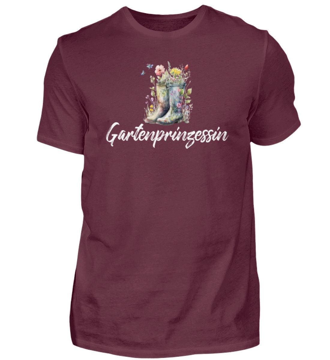 Gartenprinzessin · Herren T-Shirt-Herren Basic T-Shirt-Burgundy-S-Agrarstarz