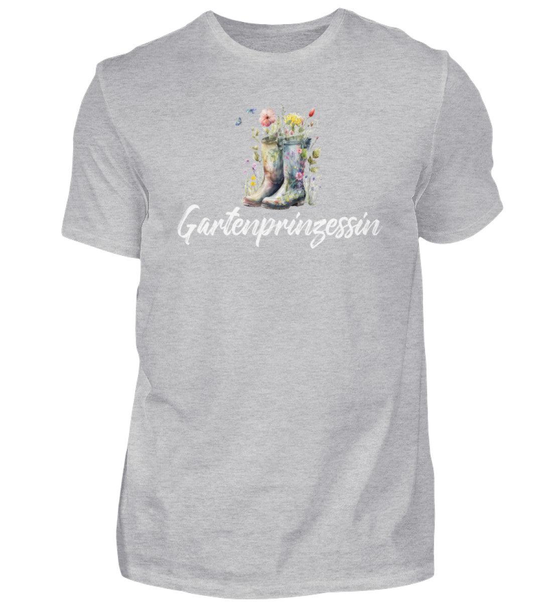 Gartenprinzessin · Herren T-Shirt-Herren Basic T-Shirt-Heather Grey-S-Agrarstarz