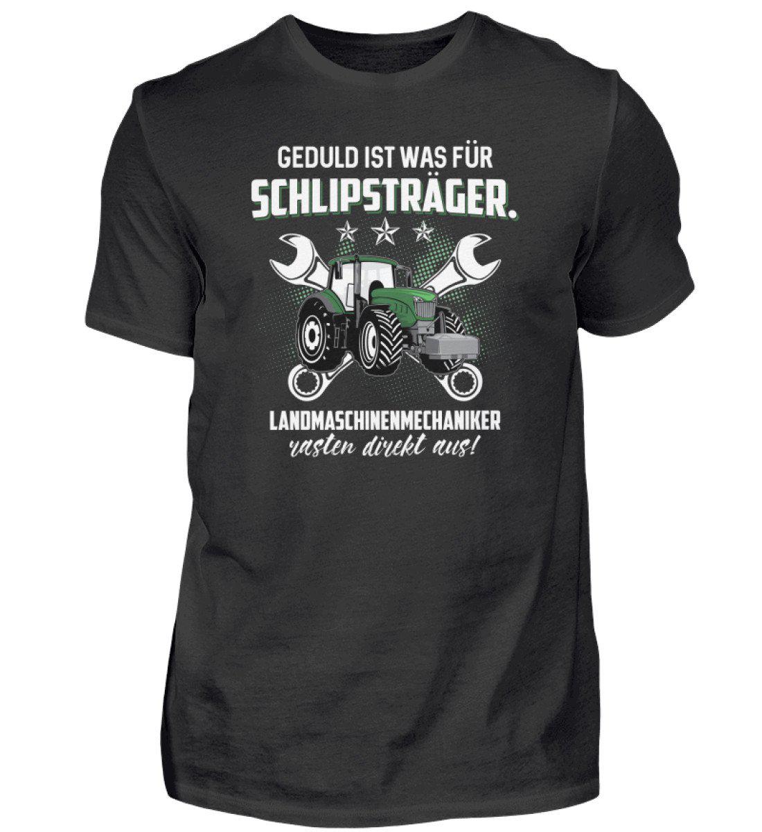 Geduld für Schlipsträger · Herren T-Shirt-Herren Basic T-Shirt-Black-S-Agrarstarz
