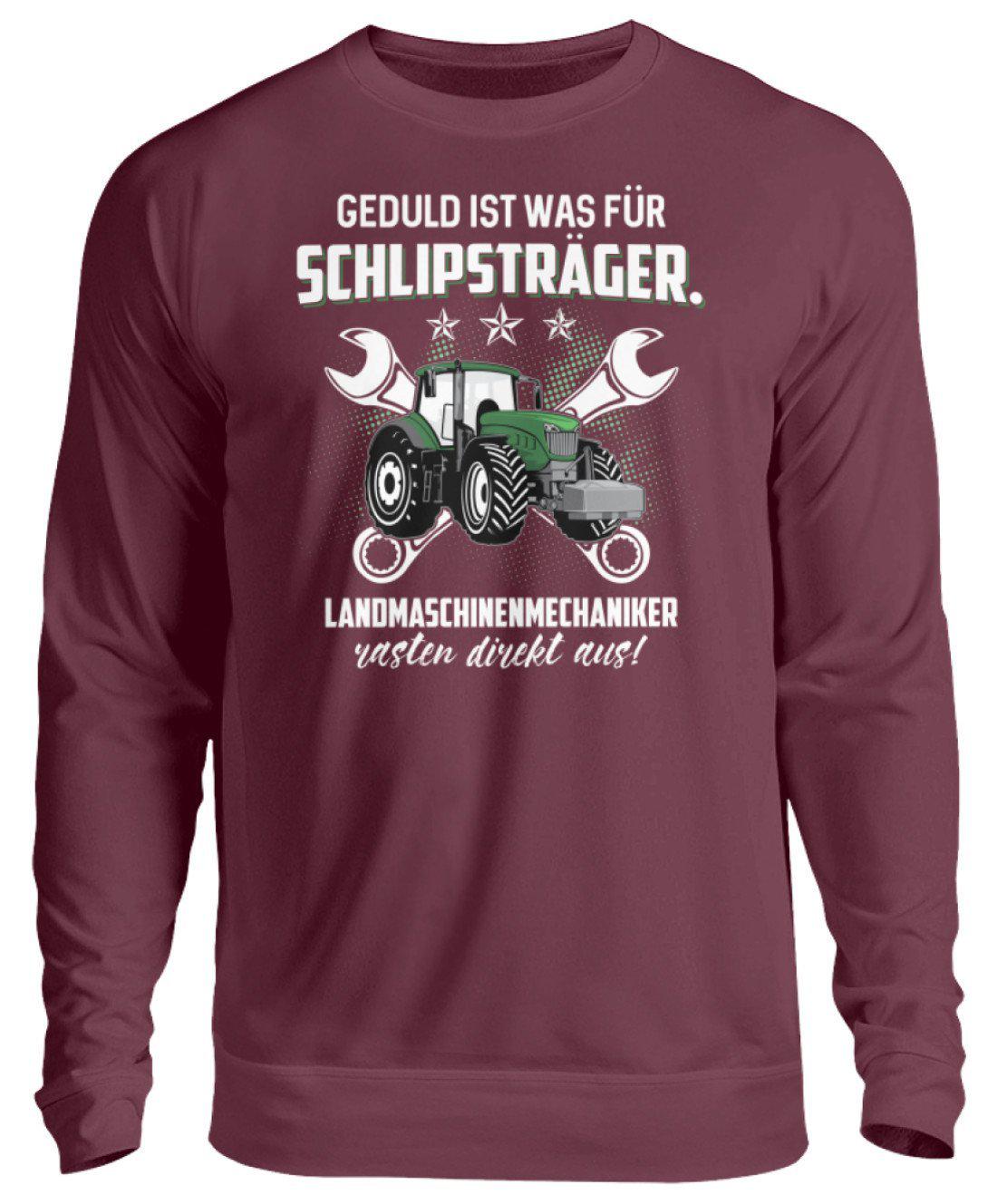 Geduld für Schlipsträger · Unisex Sweatshirt Pullover-Unisex Sweatshirt-Burgundy-S-Agrarstarz