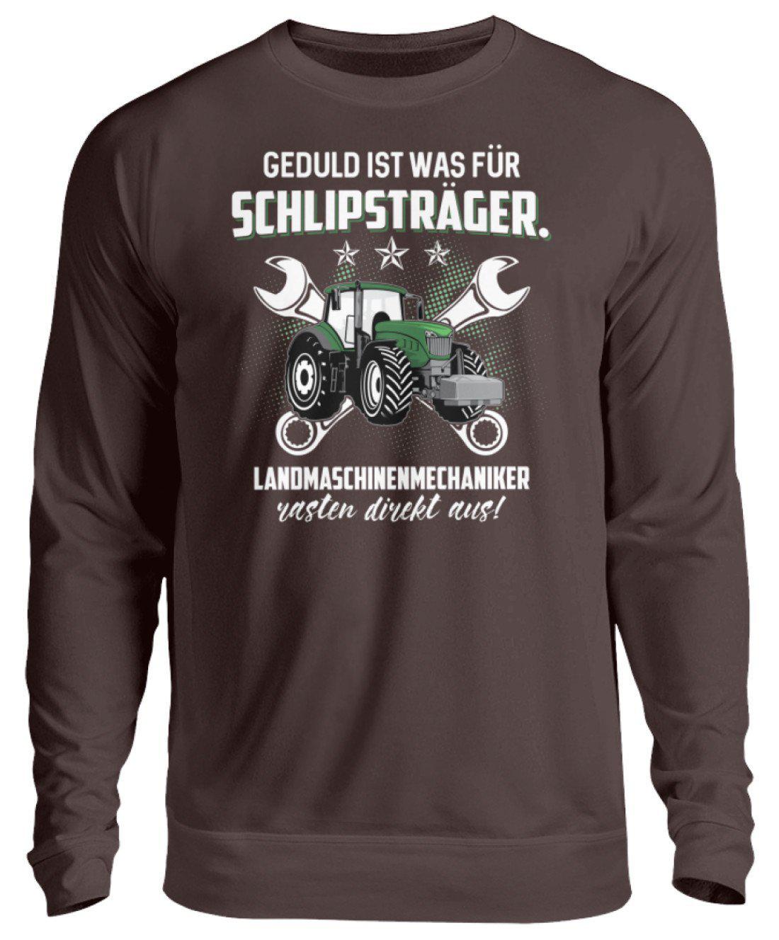 Geduld für Schlipsträger · Unisex Sweatshirt Pullover-Unisex Sweatshirt-Hot Chocolate-S-Agrarstarz