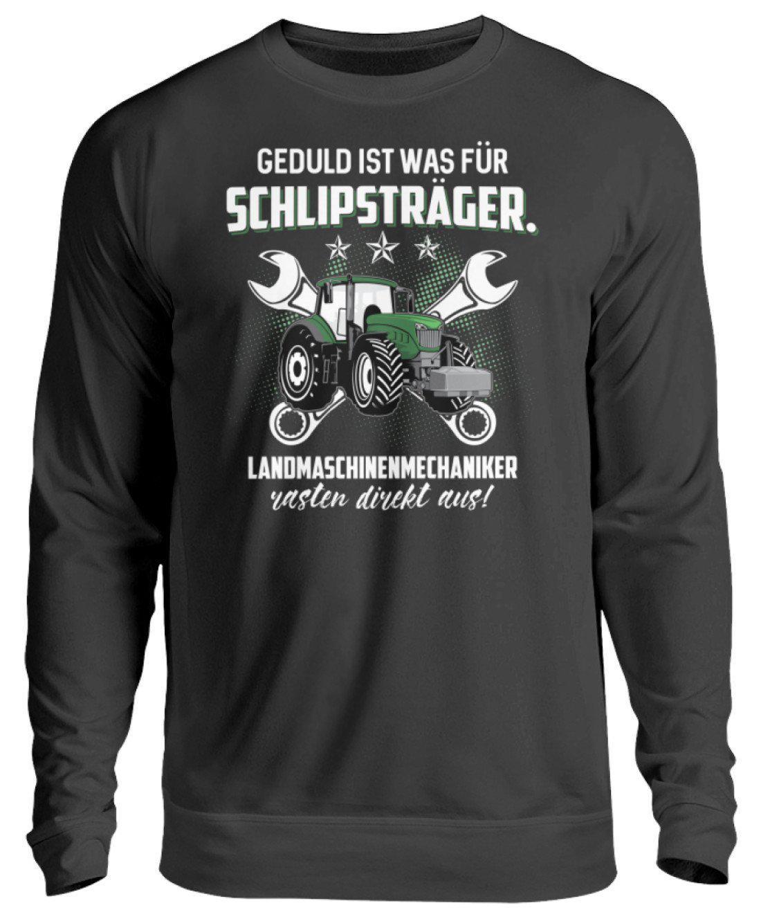 Geduld für Schlipsträger · Unisex Sweatshirt Pullover-Unisex Sweatshirt-Jet Black-S-Agrarstarz