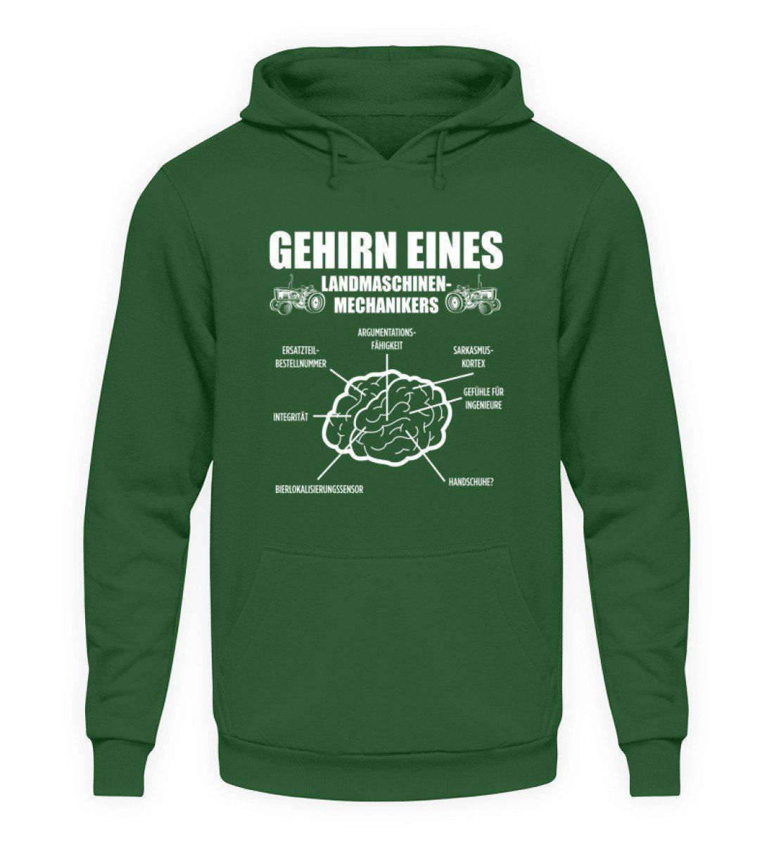 Gehirn eines Landmaschinenmechanikers · Unisex Kapuzenpullover Hoodie-Unisex Hoodie-Bottle Green-S-Agrarstarz