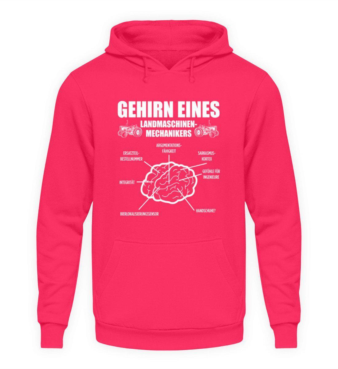 Gehirn eines Landmaschinenmechanikers · Unisex Kapuzenpullover Hoodie-Unisex Hoodie-Hot Pink-S-Agrarstarz