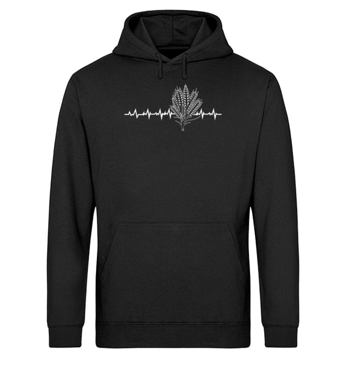 Getreide Herzschlag · Unisex Organic Hoodie-Drummer Hoodie ST/ST-Black-XS-Agrarstarz