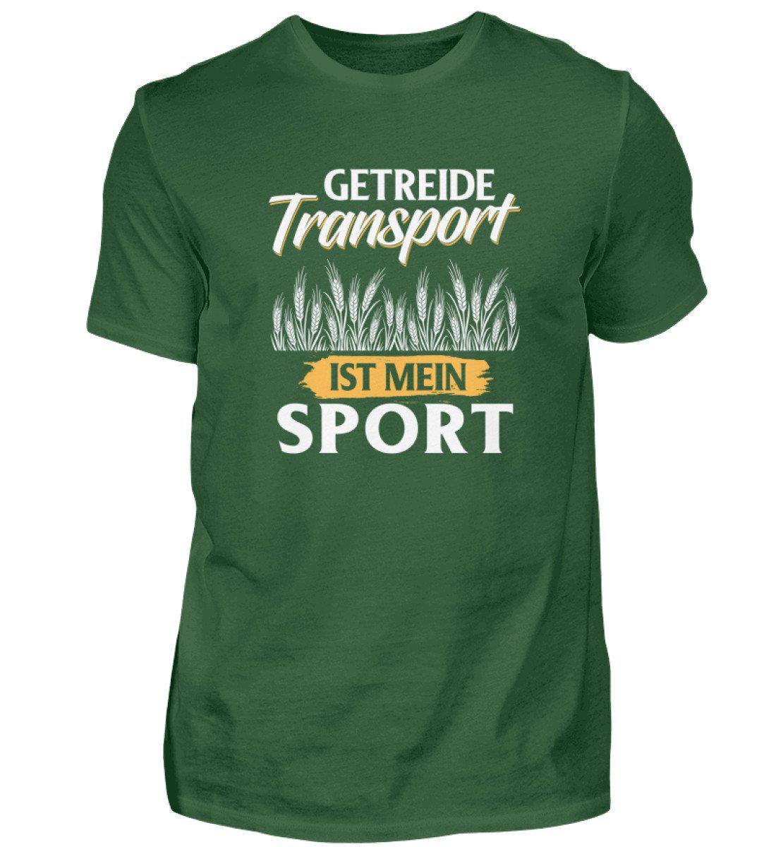 Getreide Transport · Herren T-Shirt-Herren Basic T-Shirt-Bottle Green-S-Agrarstarz
