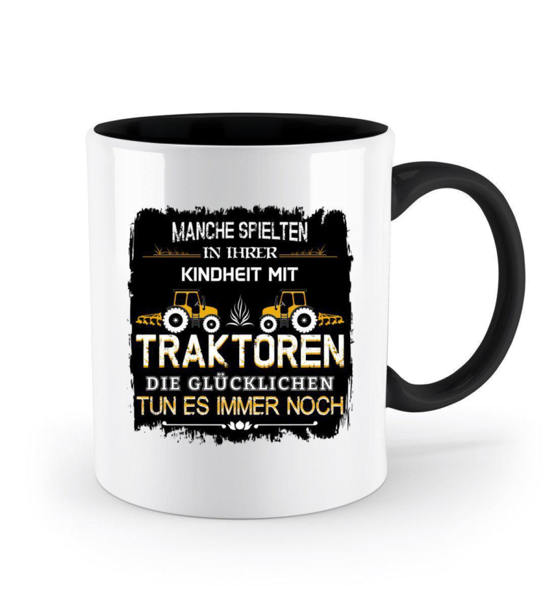 Glücklichen Traktor spielen 2 · Keramik Tasse zweifarbig-Keramik Tasse Zweifarbig-Agrarstarz