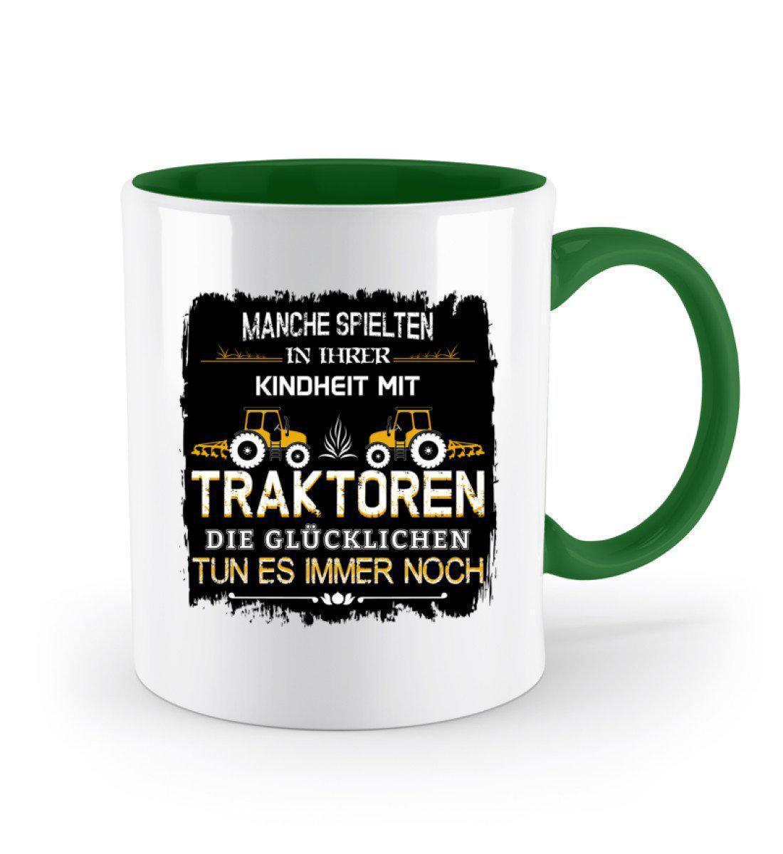 Glücklichen Traktor spielen 2 · Keramik Tasse zweifarbig-Keramik Tasse Zweifarbig-Agrarstarz