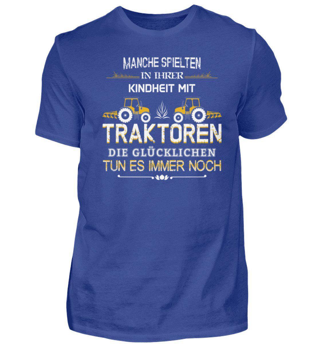 Glücklichen Traktoren spielen 2 · Herren T-Shirt-Herren Basic T-Shirt-Royal Blue-S-Agrarstarz