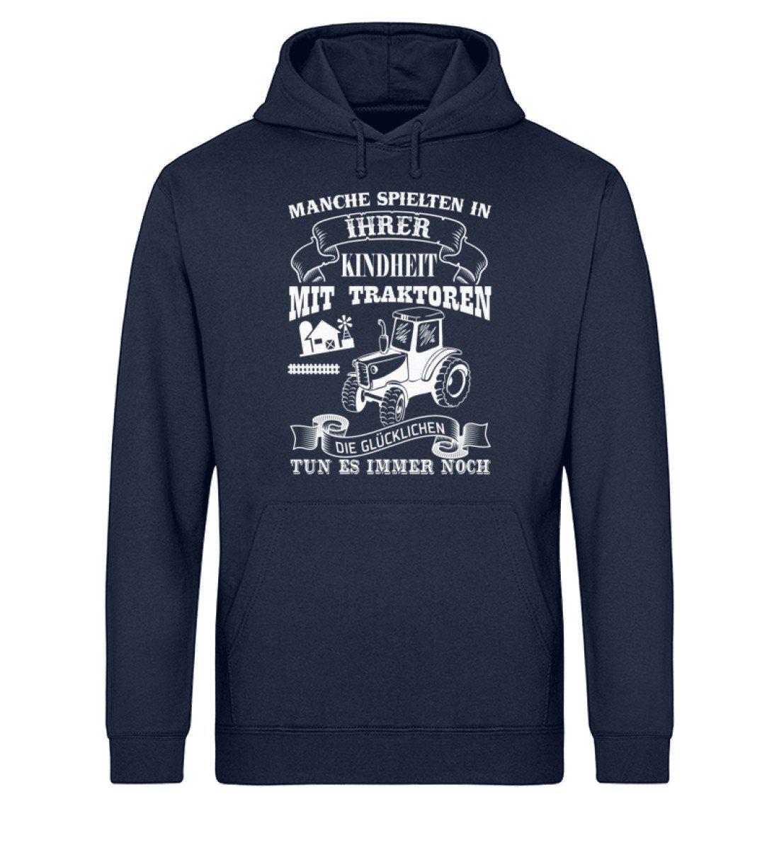 Glücklichen Traktoren spielen · Unisex Organic Hoodie-Drummer Hoodie ST/ST-French Navy-XS-Agrarstarz
