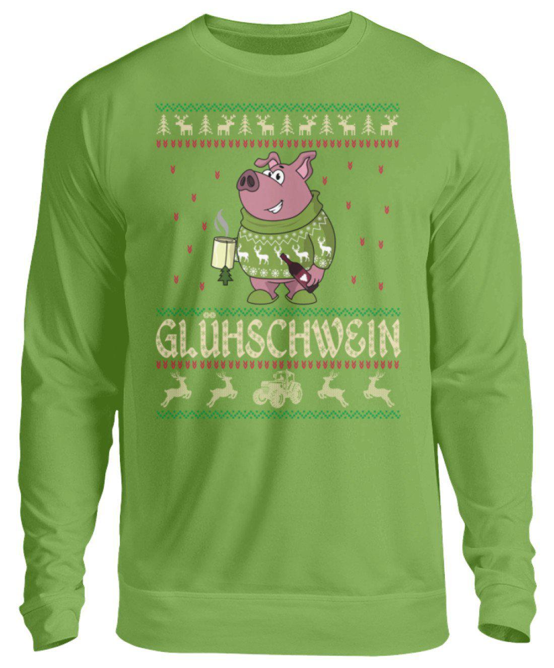 Glühschwein Ugly Christmas · Unisex Sweatshirt Pullover-Unisex Sweatshirt-LimeGreen-S-Agrarstarz