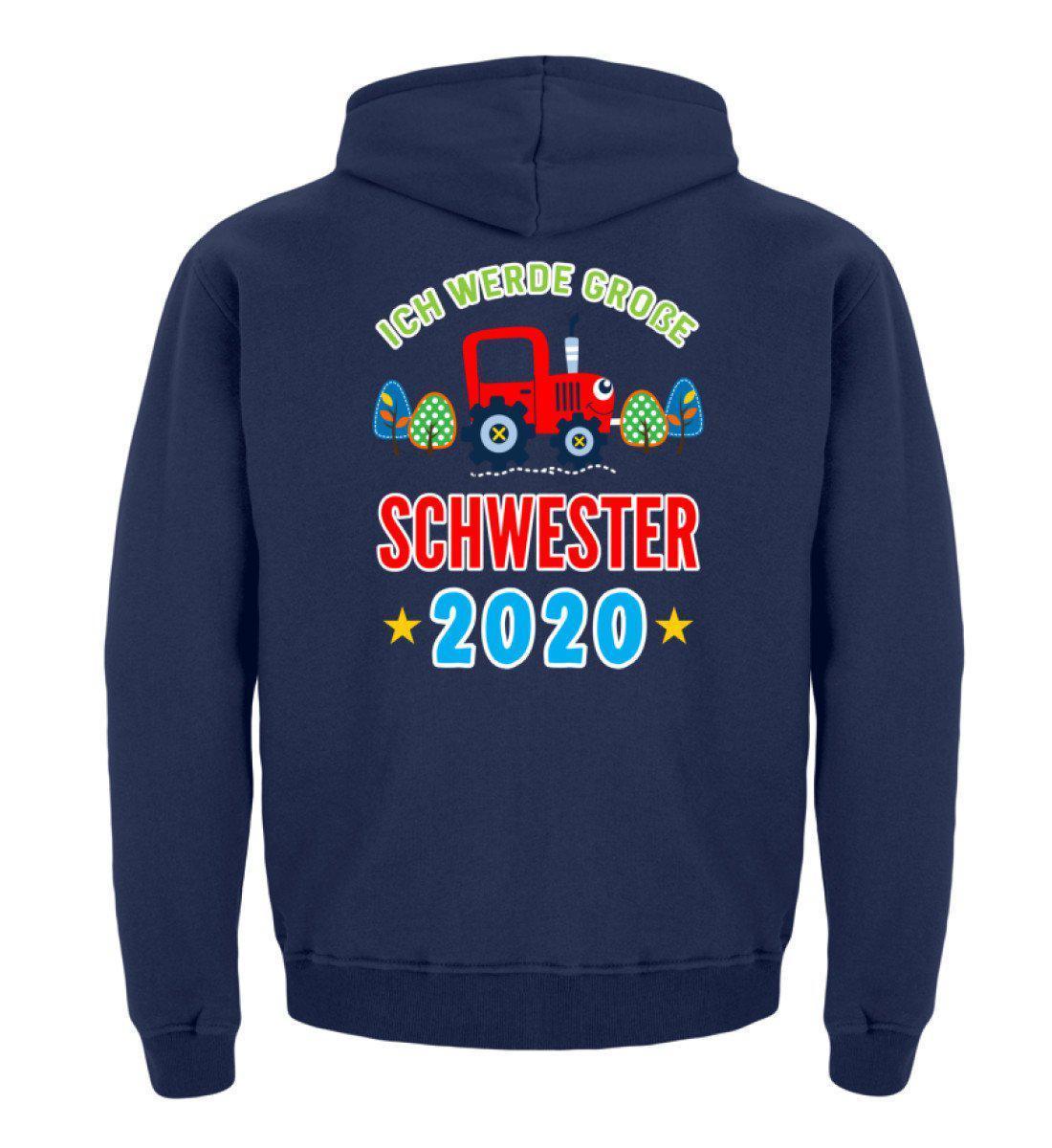 Große Schwester 2020 · Kinder Kapuzenpullover Hoodie-Kinder Hoodie-New French Navy-12/14 (152/164)-Agrarstarz