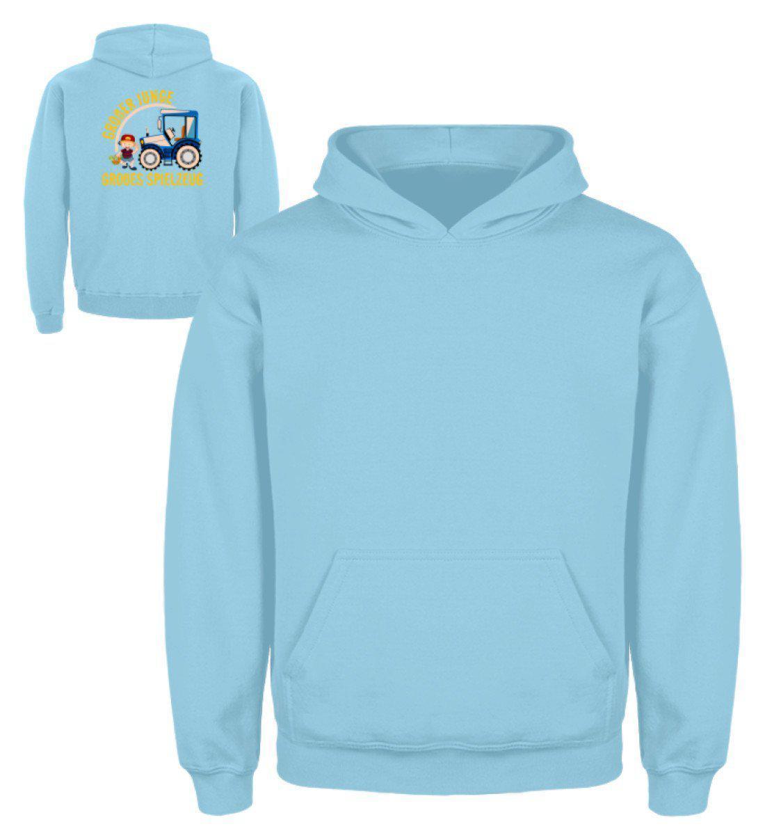 Großer Junge · Kinder Kapuzenpullover Hoodie-Kinder Hoodie-Sky Blue-3/4 (98/104)-Agrarstarz