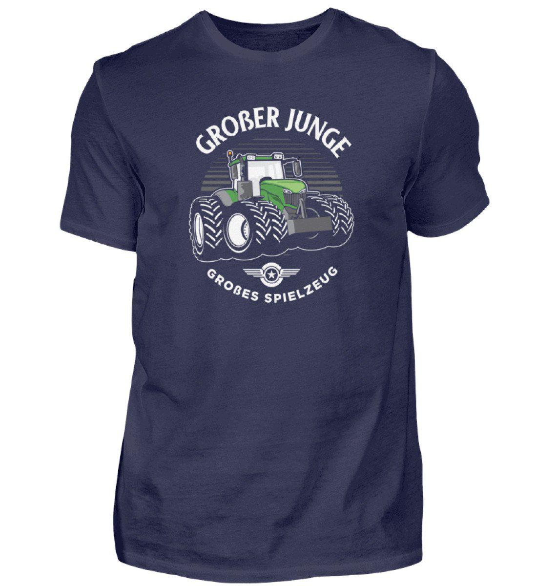 Großer Junge großes Spielzeug · Herren T-Shirt-Herren Basic T-Shirt-Navy-S-Agrarstarz