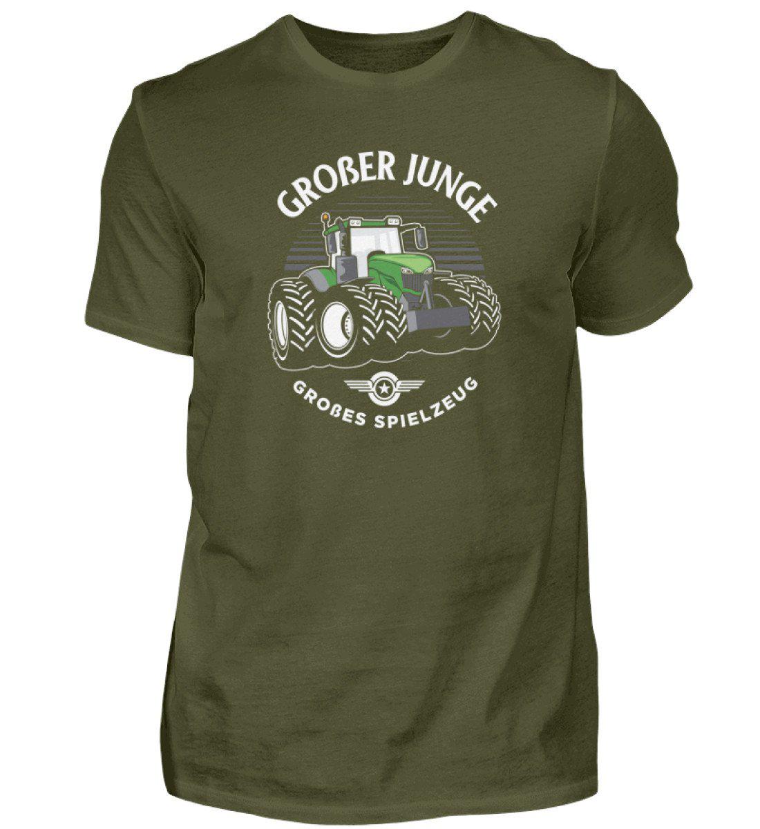 Großer Junge großes Spielzeug · Herren T-Shirt-Herren Basic T-Shirt-Urban Khaki-S-Agrarstarz