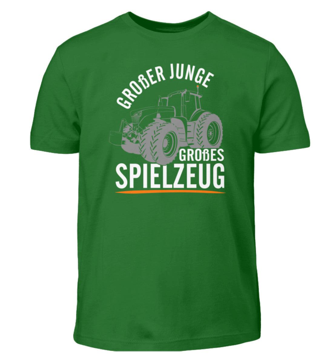 Großer Junge großes Spielzeug · Kinder T-Shirt-Kinder T-Shirt-Kelly Green-12/14 (152/164)-Agrarstarz