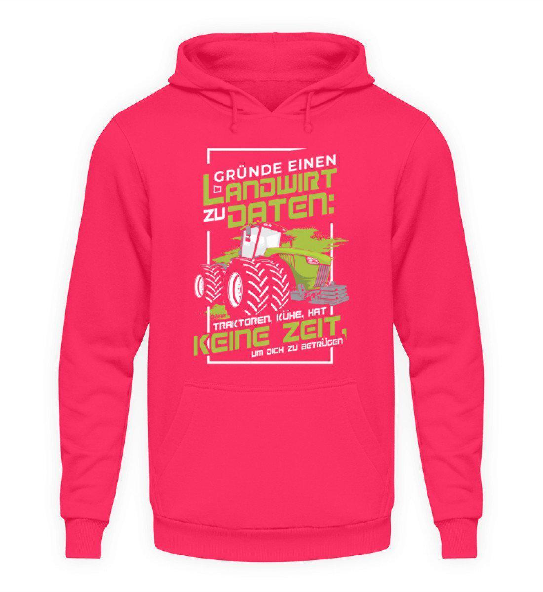 Gründe Landwirt Daten · Unisex Kapuzenpullover Hoodie-Unisex Hoodie-Hot Pink-S-Agrarstarz