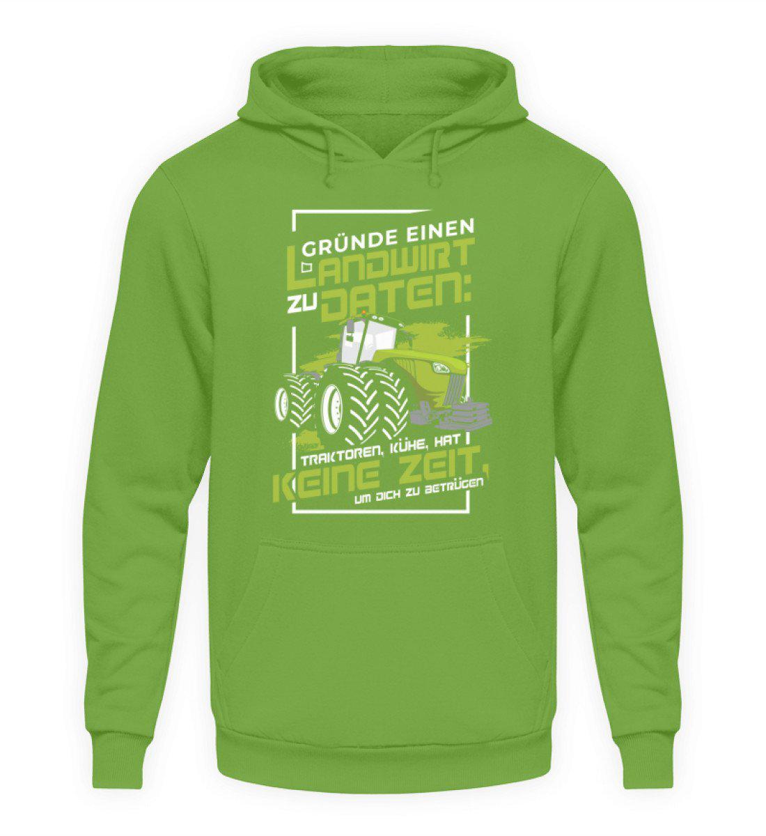 Gründe Landwirt Daten · Unisex Kapuzenpullover Hoodie-Unisex Hoodie-LimeGreen-S-Agrarstarz