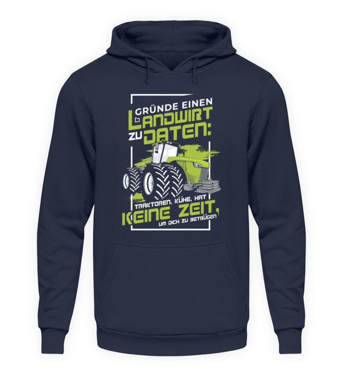 Gründe Landwirt Daten · Unisex Kapuzenpullover Hoodie-Unisex Hoodie-Oxford Navy-S-Agrarstarz
