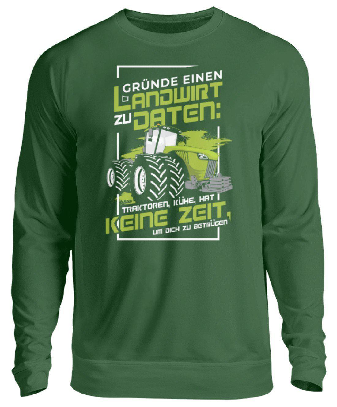 Gründe Landwirt Daten · Unisex Sweatshirt Pullover-Unisex Sweatshirt-Bottle Green-S-Agrarstarz