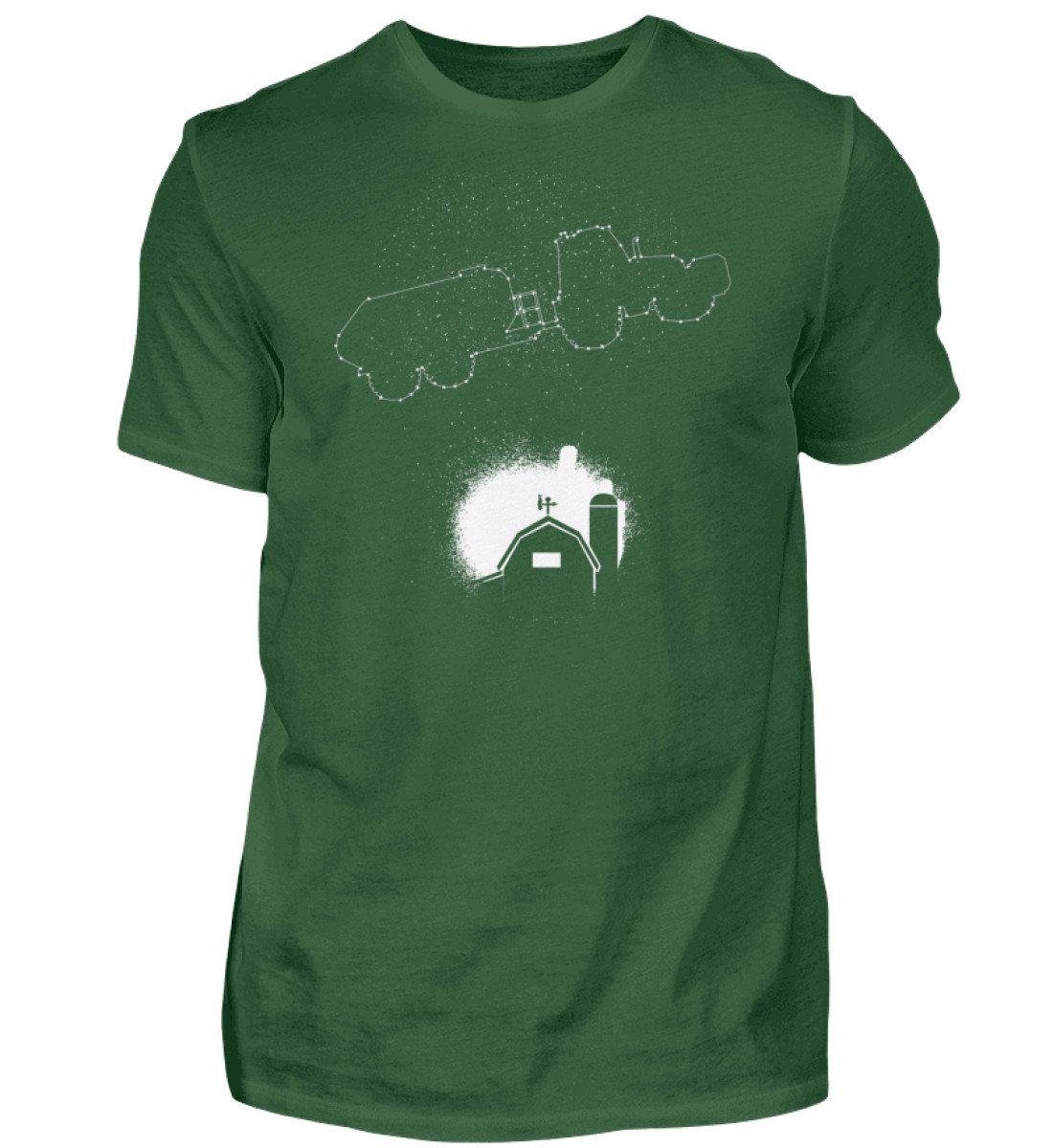 Gülle Sterne · Herren T-Shirt-Herren Basic T-Shirt-Bottle Green-S-Agrarstarz