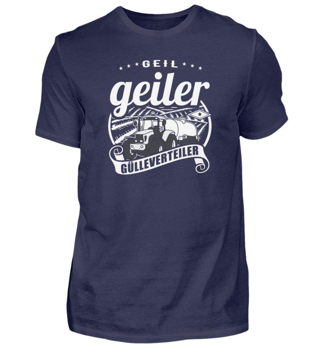 Gülleverteiler · Herren T-Shirt-Herren Basic T-Shirt-Navy-S-Agrarstarz