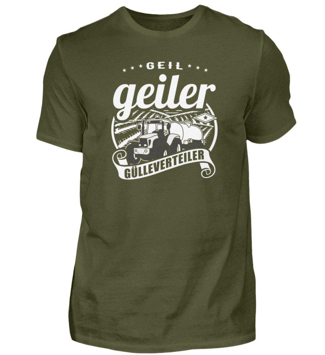 Gülleverteiler · Herren T-Shirt-Herren Basic T-Shirt-Urban Khaki-S-Agrarstarz