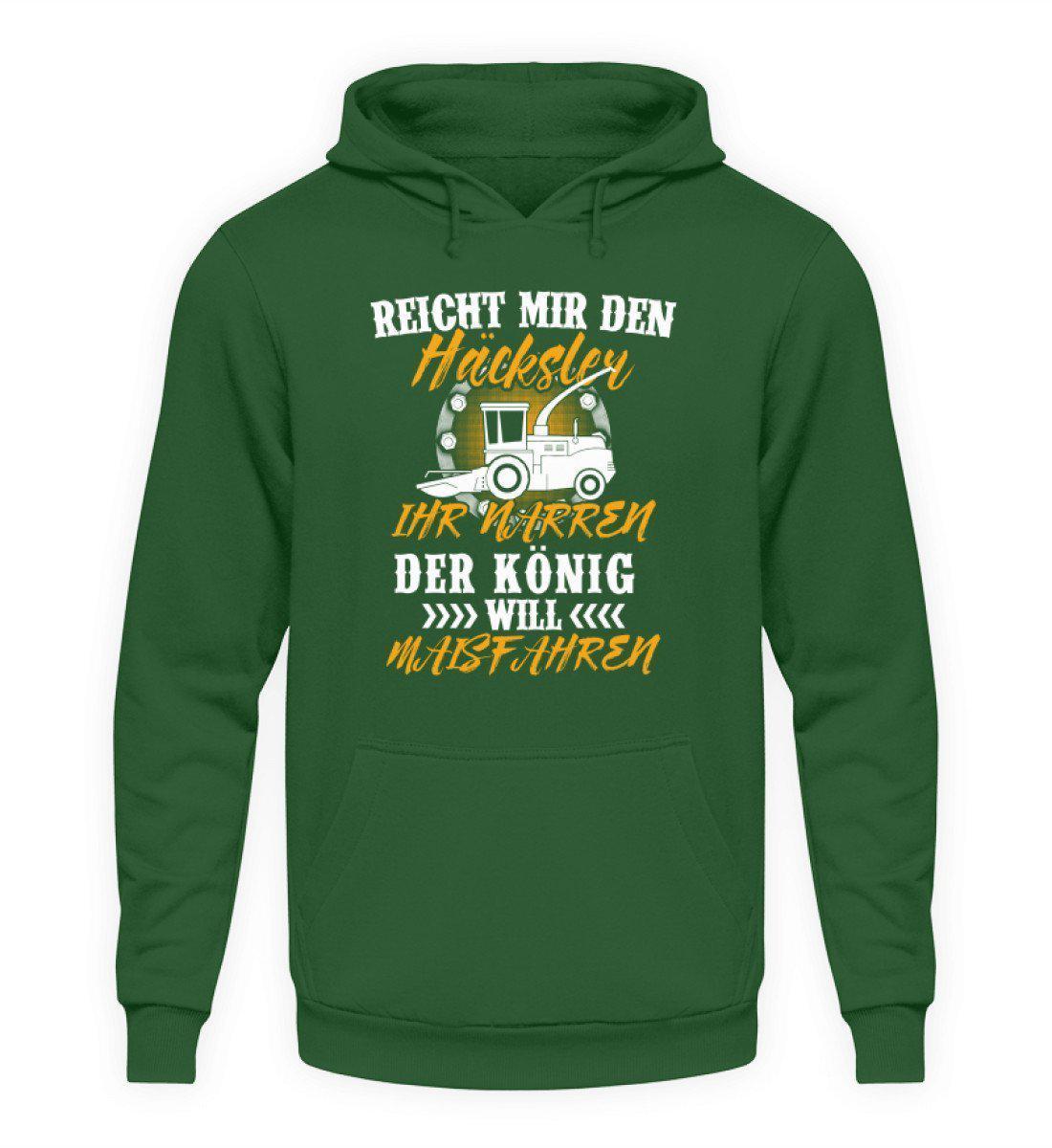 Häcksler König Maisfahren · Unisex Kapuzenpullover Hoodie-Unisex Hoodie-Bottle Green-L-Agrarstarz