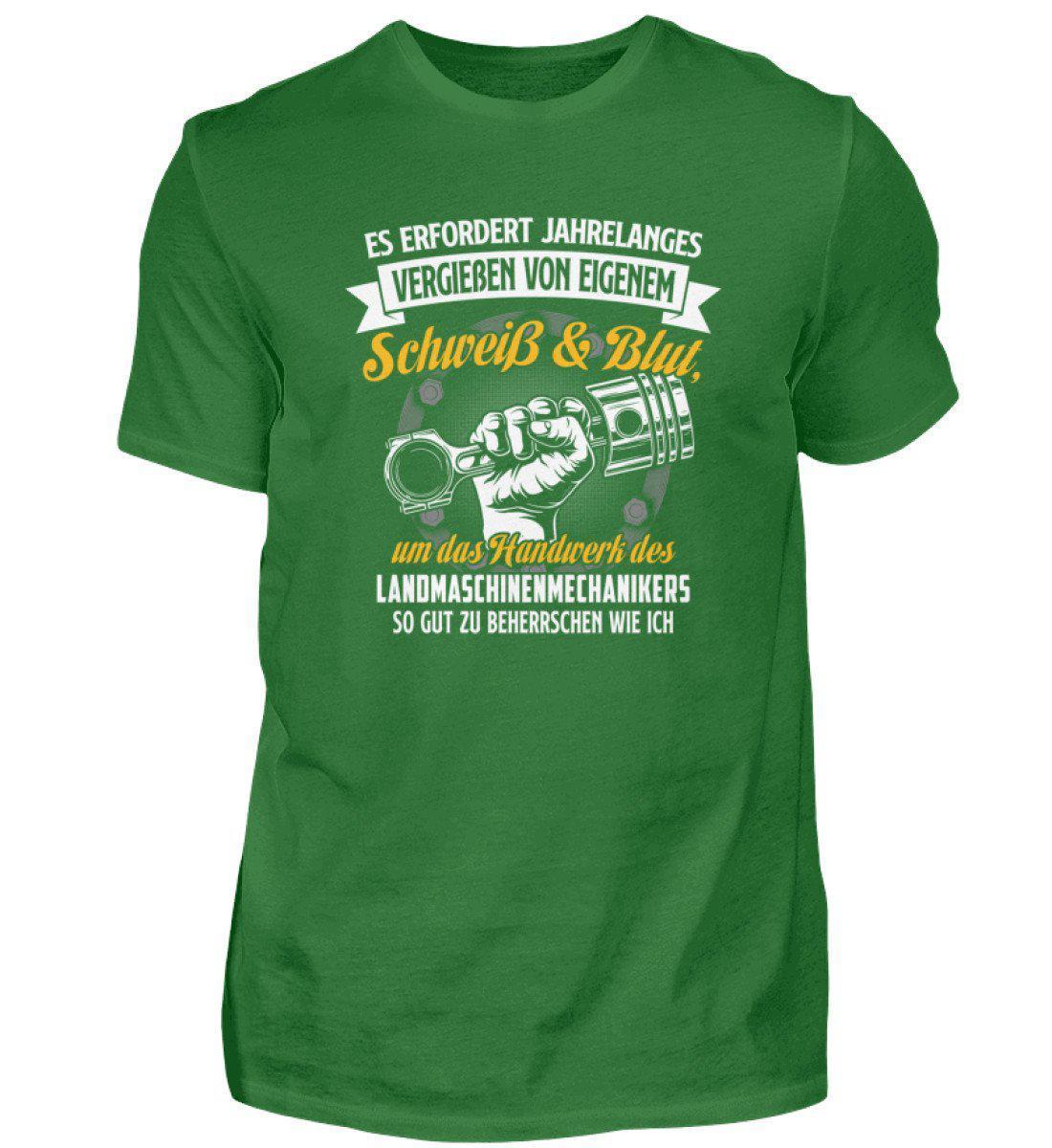 Handwerk Landmaschinenmechaniker · Herren T-Shirt-Herren Basic T-Shirt-Kelly Green-S-Agrarstarz