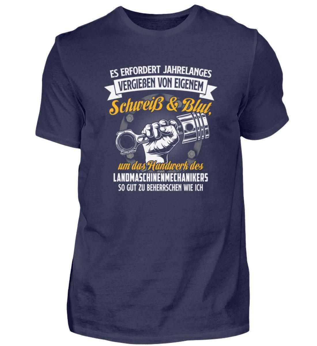 Handwerk Landmaschinenmechaniker · Herren T-Shirt-Herren Basic T-Shirt-Navy-S-Agrarstarz