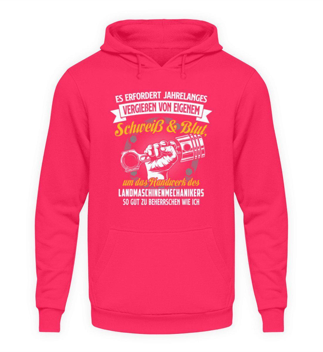 Handwerk Landmaschinenmechaniker · Unisex Kapuzenpullover Hoodie-Unisex Hoodie-Hot Pink-S-Agrarstarz