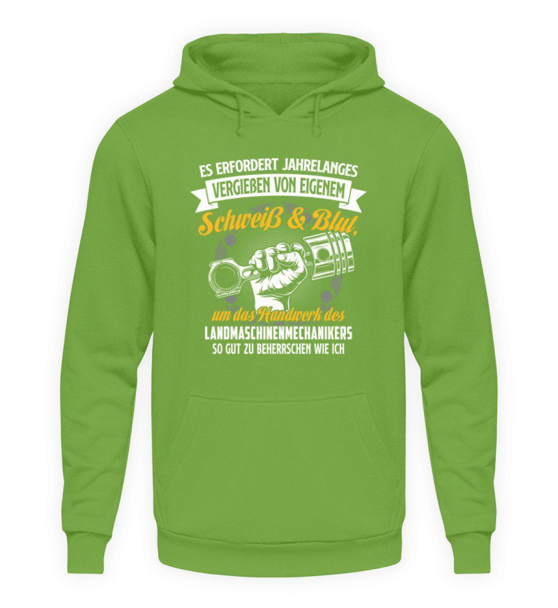 Handwerk Landmaschinenmechaniker · Unisex Kapuzenpullover Hoodie-Unisex Hoodie-LimeGreen-S-Agrarstarz