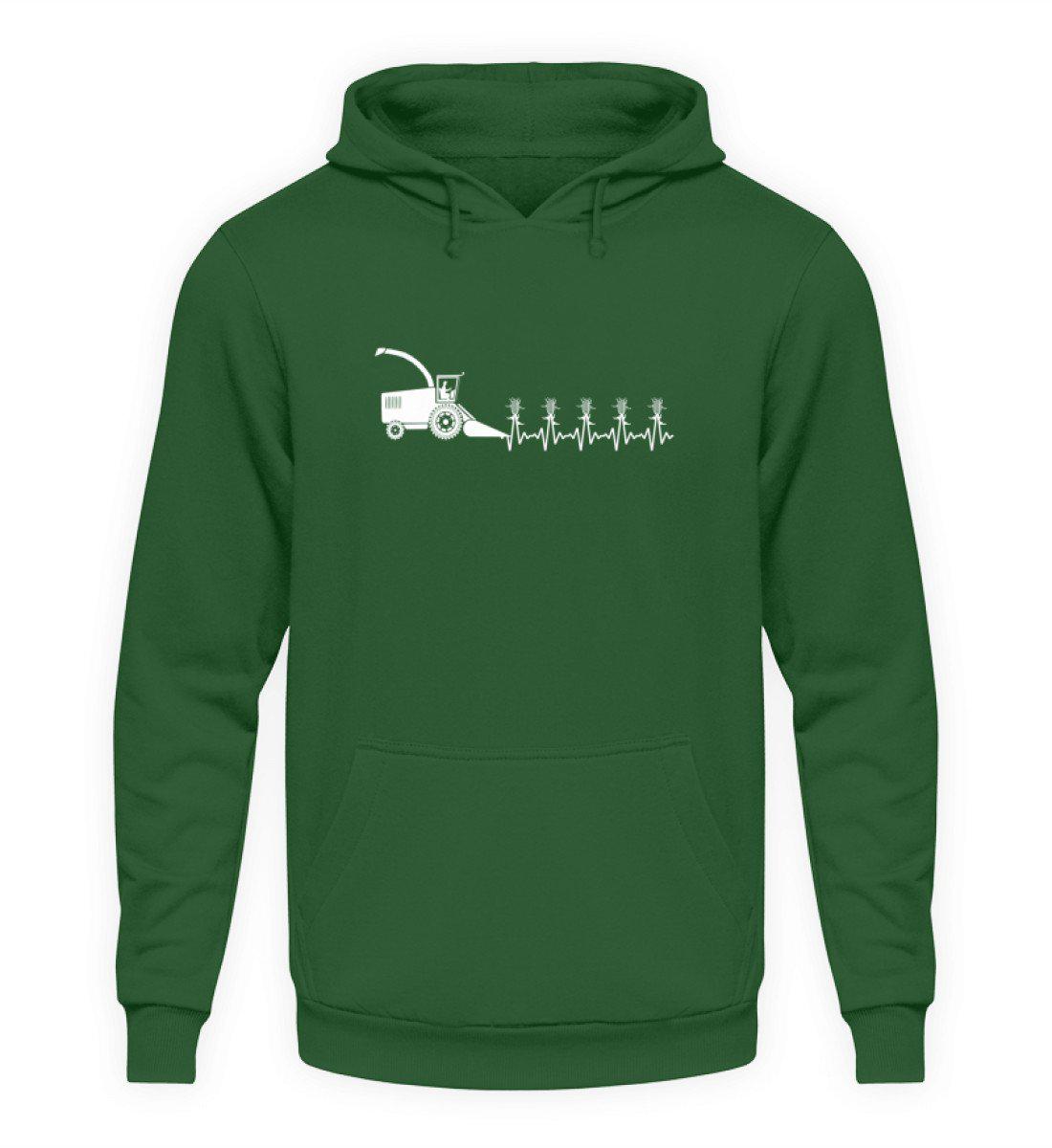 Heartbeat Häcksler · Unisex Kapuzenpullover Hoodie-Unisex Hoodie-Bottle Green-S-Agrarstarz