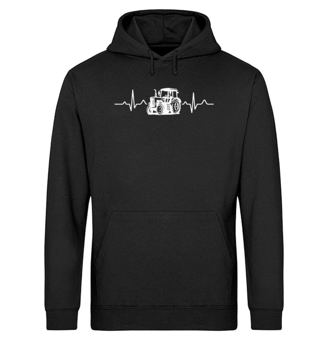 Heartbeat Traktor · Unisex Organic Hoodie-Drummer Hoodie ST/ST-Black-XS-Agrarstarz