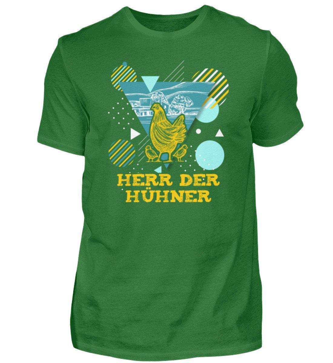 Herr der Hühner Geometric · Herren T-Shirt-Herren Basic T-Shirt-Kelly Green-S-Agrarstarz