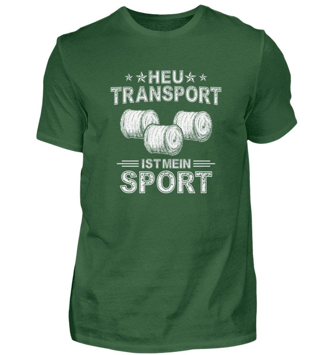 Heu Transport Sport · Herren T-Shirt-Herren Basic T-Shirt-Bottle Green-S-Agrarstarz