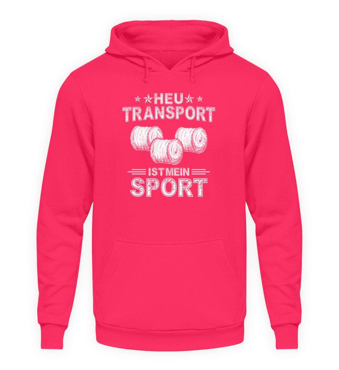 Heu Transport Sport · Unisex Kapuzenpullover Hoodie-Unisex Hoodie-Hot Pink-L-Agrarstarz