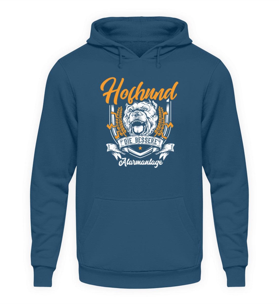 Hofhund bessere Alarmanlage · Unisex Kapuzenpullover Hoodie-Unisex Hoodie-Airforce Blue-S-Agrarstarz