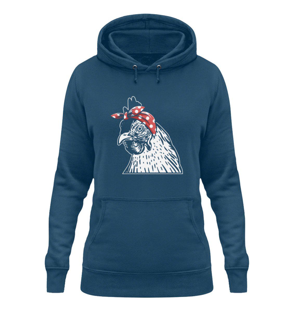 Huhn Band · Damen Hoodie-Damen Hoodie-Airforce Blue-XS-Agrarstarz