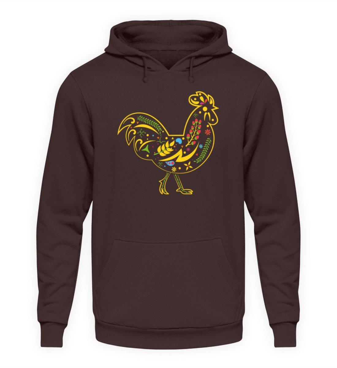Huhn Colourful · Unisex Kapuzenpullover Hoodie-Unisex Hoodie-Hot Chocolate-L-Agrarstarz