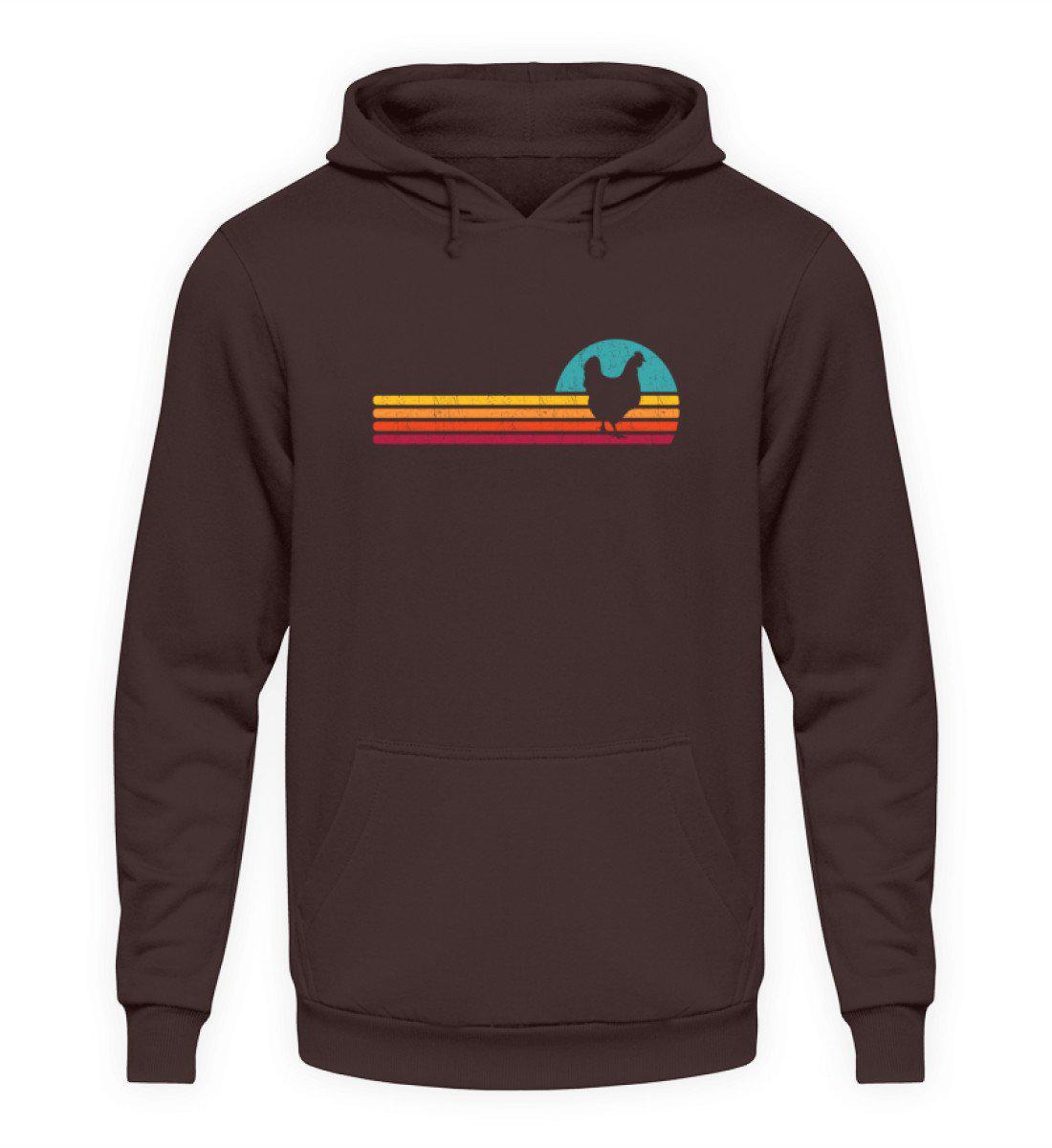 Huhn Retro · Unisex Kapuzenpullover Hoodie-Unisex Hoodie-Hot Chocolate-S-Agrarstarz