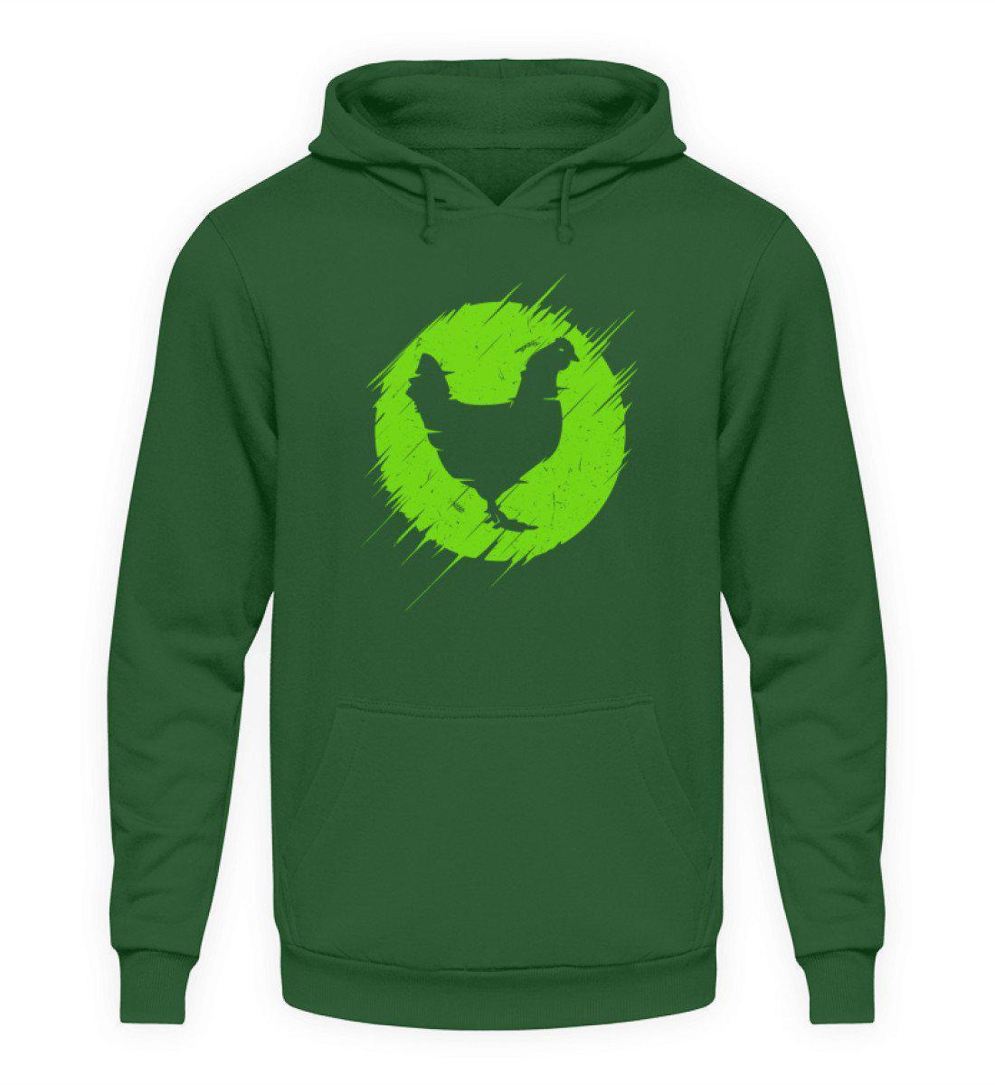 Huhn simple · Unisex Kapuzenpullover Hoodie-Unisex Hoodie-Bottle Green-S-Agrarstarz