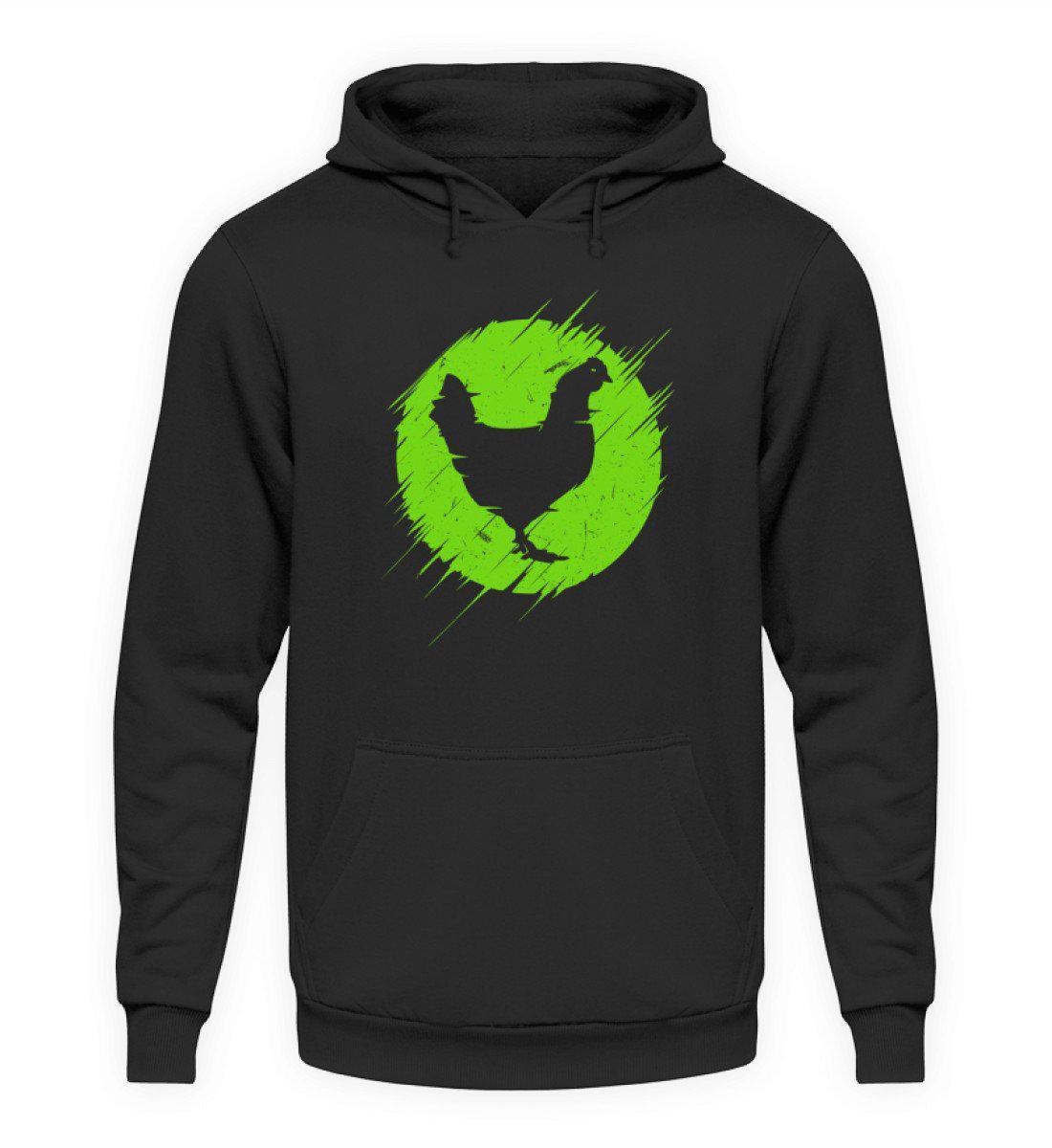 Huhn simple · Unisex Kapuzenpullover Hoodie-Unisex Hoodie-Jet Black-S-Agrarstarz