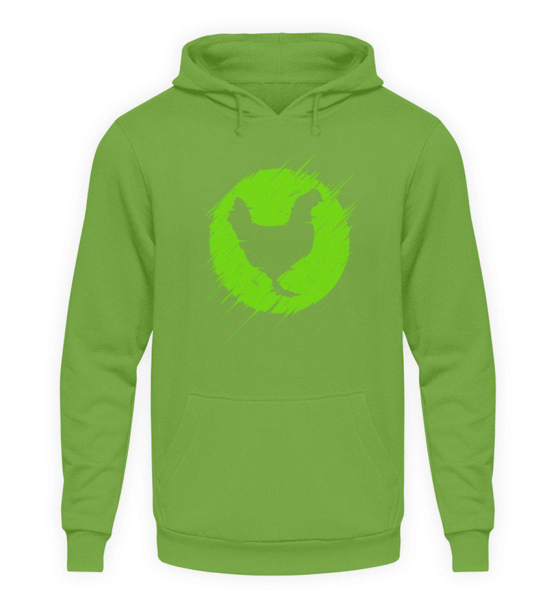 Huhn simple · Unisex Kapuzenpullover Hoodie-Unisex Hoodie-LimeGreen-S-Agrarstarz