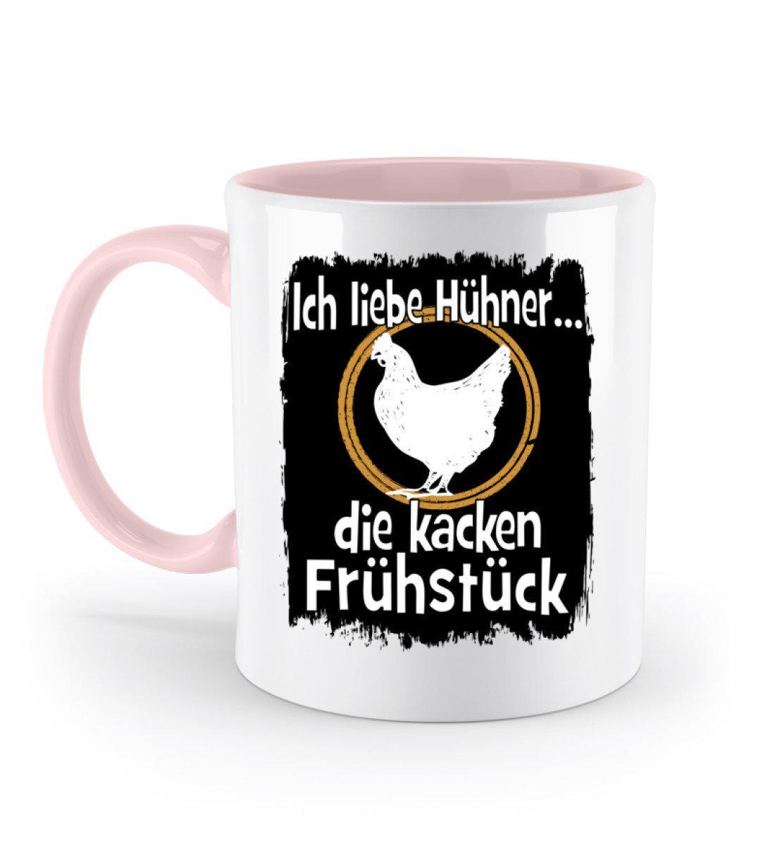 Hühner Frühstück · Keramik Tasse zweifarbig-Keramik Tasse Zweifarbig-Powder Pink-330ml-Agrarstarz