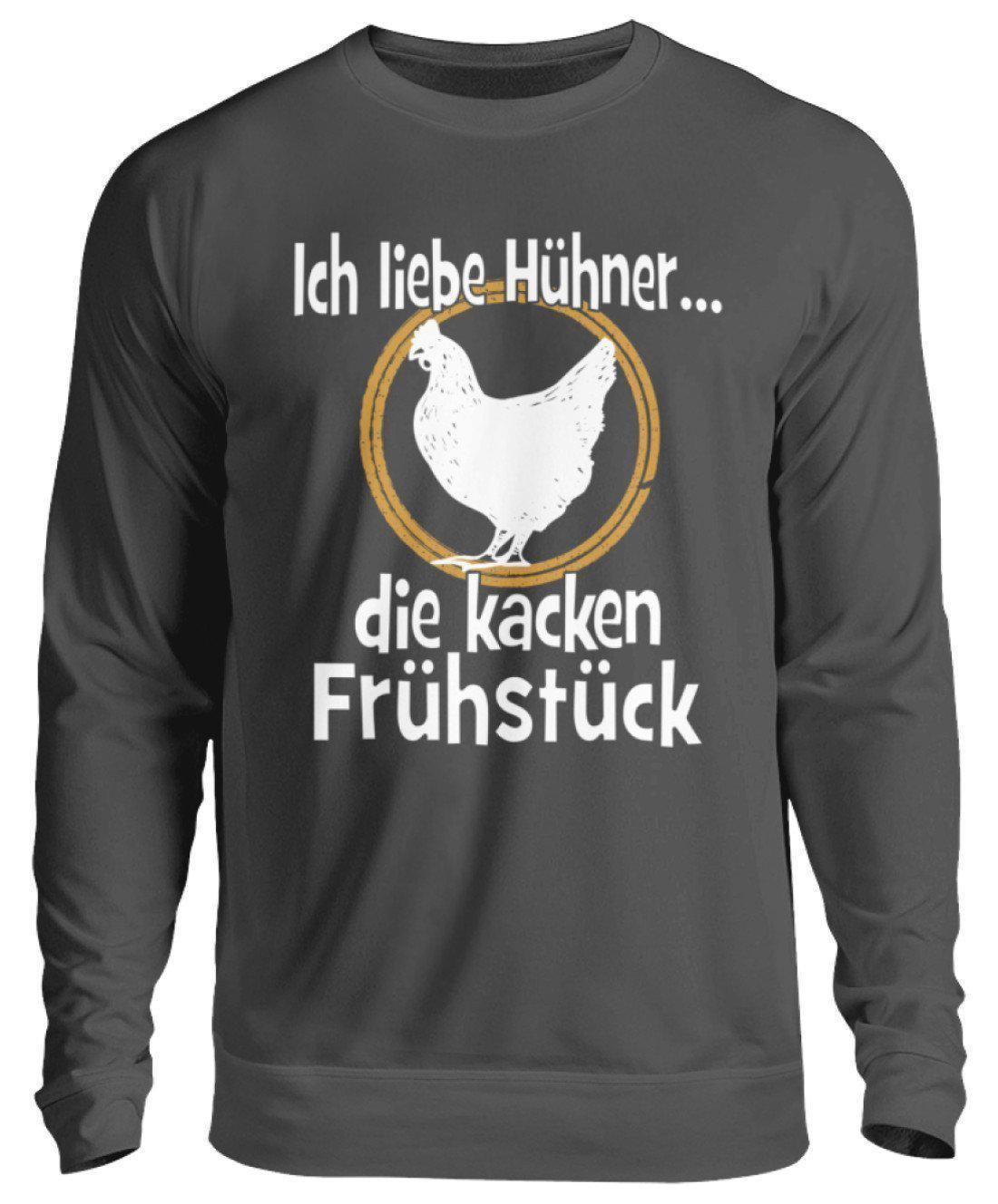 Hühner Frühstück · Unisex Sweatshirt Pullover-Unisex Sweatshirt-Storm Grey (Solid)-S-Agrarstarz