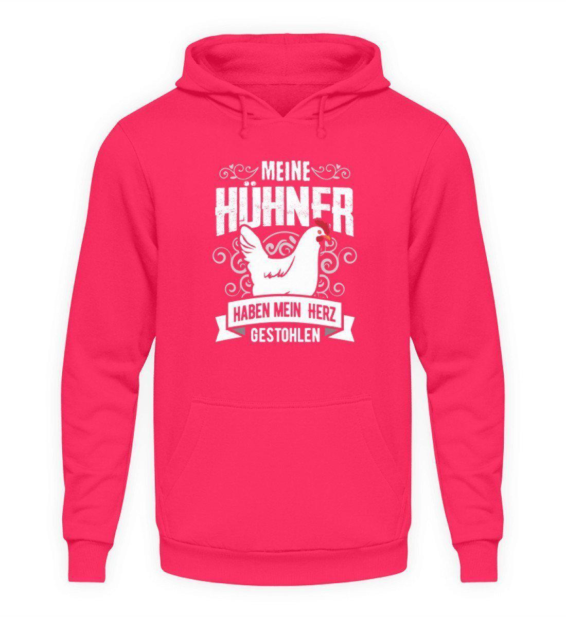 Hühner Herz gestohlen · Unisex Kapuzenpullover Hoodie-Unisex Hoodie-Hot Pink-L-Agrarstarz