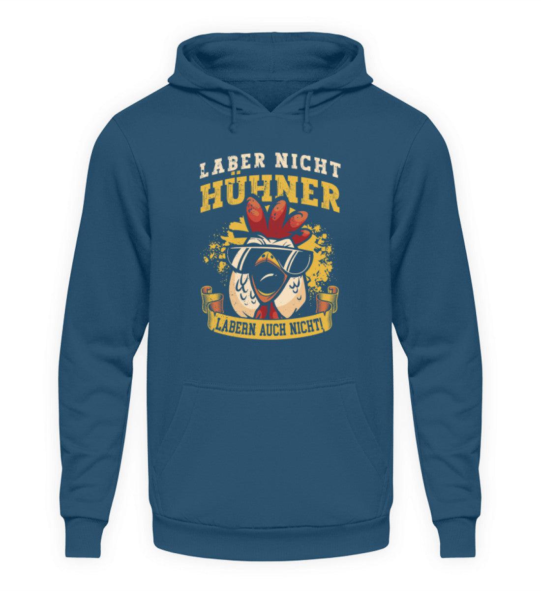 Hühner labern auch nicht · Unisex Kapuzenpullover Hoodie-Unisex Hoodie-Airforce Blue-S-Agrarstarz
